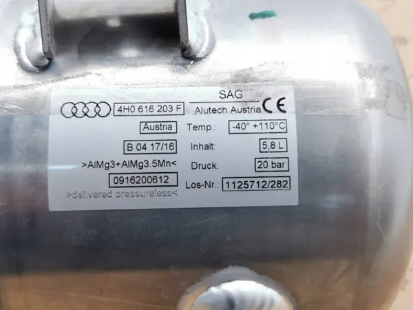 Réservoir de pression ORG Audi A8 4H D4 4H0616203F image 3