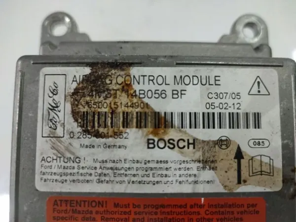 Módulo airbag SRS OEM 4M5T14B056BF Ford Focus 2005 image 4