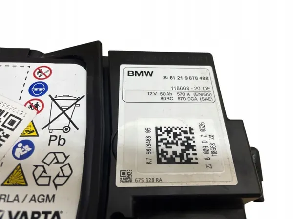 Batería AGM Start-Stop OEM 9878488 12V 50Ah image 4