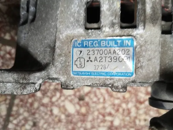 ALTERNATOR Subaru Impreza I 2.0 23700AA202 image 3