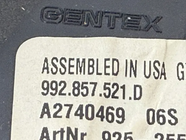Porsche 992 Spegel-Insats Vänster OEM 992857521D image 3