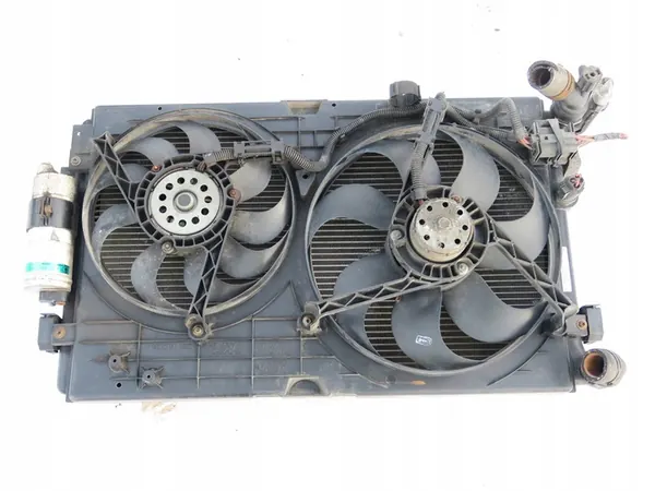 Vatten- och AC-radiatorer med fläktar 1.8T AUM Audi A3 01-03 image 7