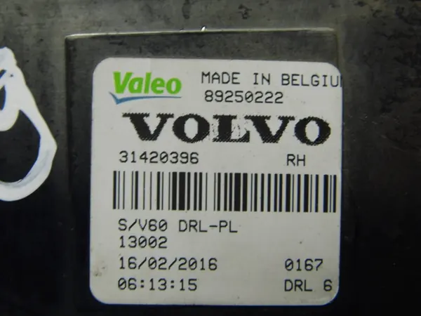 VOLVO S60 V60 LIFT HALÓGENA DRL DIREITA image 4