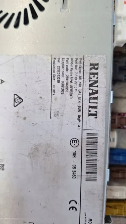 Radio Navi Renault Zoe II OEM 259158262R - Occasion image 3