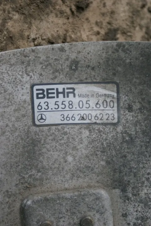 Begagnad Behr-fläkt OEM 6355805600 för Mercedes image 3