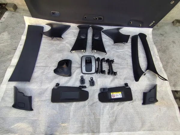 Volvo V60 Lift 13-18 Revestimiento Techo Negro R-Design OEM image 5