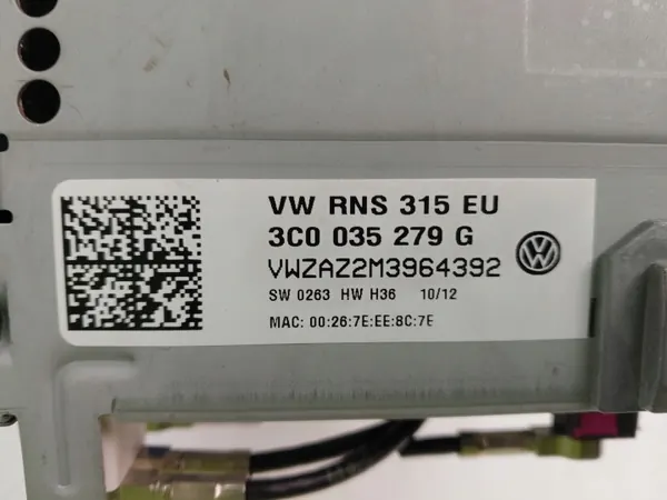 Radio Navigation OEM 3C0035279G pour VW Passat B7 image 5