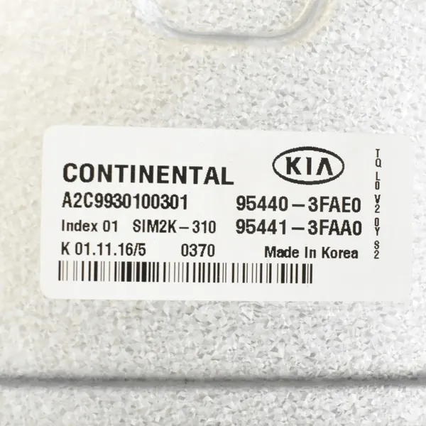Transmissie besturingseenheid OEM 95441-3FAA0 - Gebruikt image 3