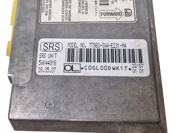 HONDA CR-V 3 Ilmatyynyanturi Moduuli 77960-SWA-E231-M4 image 4