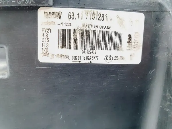 BMW 1 E87 E81 E82 E88 Farol Xenon Esquerdo 7181281 image 8