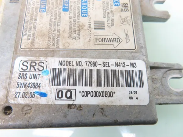 Airbagmodul OEM 77960SELN412M3 för Honda City IV image 4