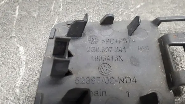 Copertura gancio traino paraurti anteriore VW Polo VI Arancione 2G0807241 image 4