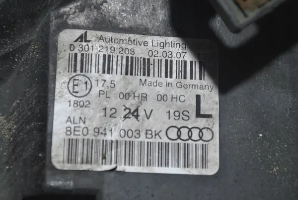 Faros Izquierdo Audi A4 B7 8E0941003BK image 4