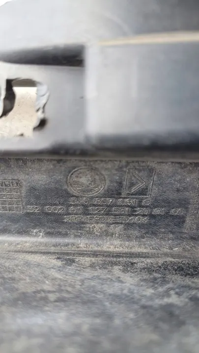 Spoiler de parachoques delantero Skoda Fabia Mk2 5J0807061C image 9