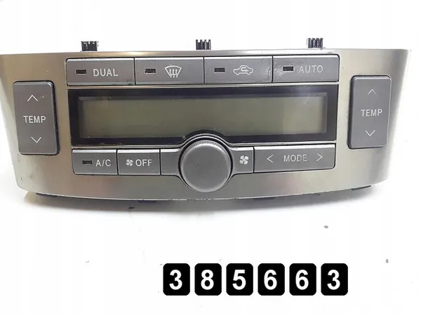 Module de contrôle climatique Toyota Avensis 2006 image 1