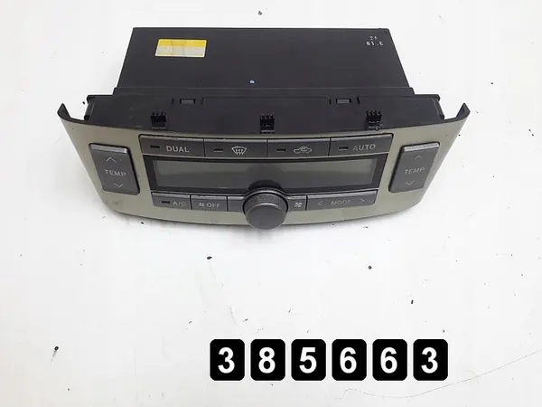 Module de contrôle climatique Toyota Avensis 2006 image 2