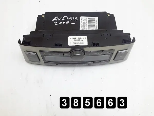 Module de contrôle climatique Toyota Avensis 2006 image 3