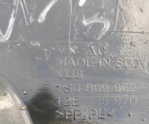 SKODA CITIGO VOLKSWAGEN UP! SEAT MII Right Wheel Arch image 4