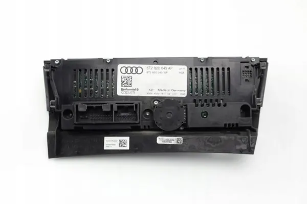 Audi A4 S4 B8 ilmastointipaneeli OEM 8T2820043AF image 6