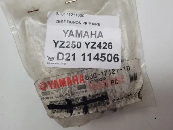 YAMAHA YZ250 YZ426 01-15 Tandwiel 15z OEM 5JG-17121-10 image 5