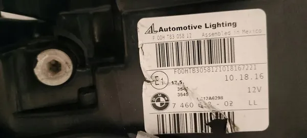 Farol Xenon Direito BMW F25 F26 X3 X4 7460638 image 6