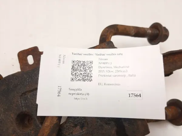 Nissan NV400 Hinterfeder OEM 5503 - Gebraucht image 4