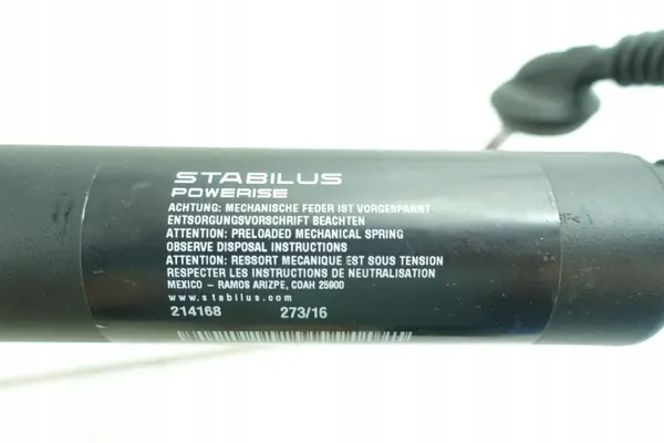 Stabilus 214168 Elektromotor, hintere Abdeckung image 4