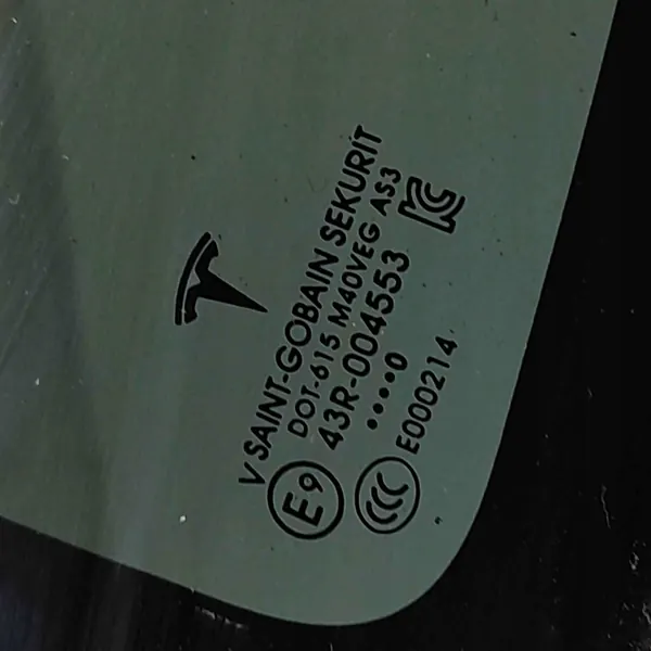 Vidro Traseiro Esquerdo Tesla Model X OEM 103490680F image 6