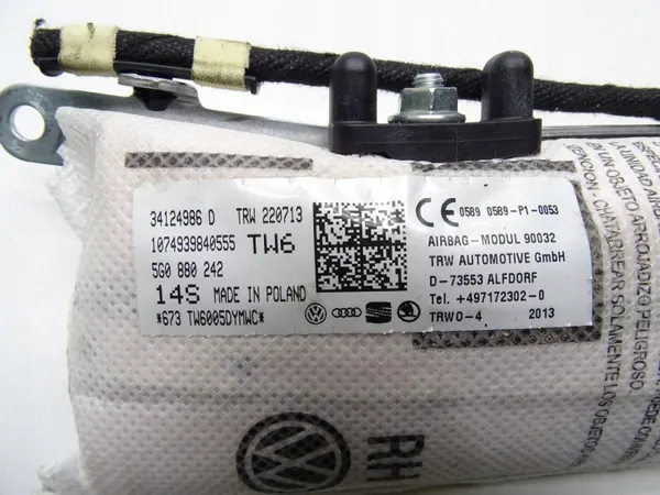 OEM 5G0880242 Airbag Sitskydd Framstol Höger image 3
