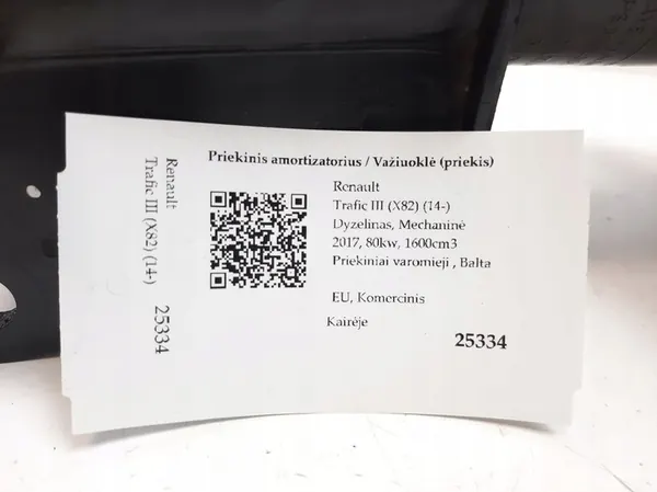 Ammortizzatore anteriore Renault Trafic III 2017 image 7