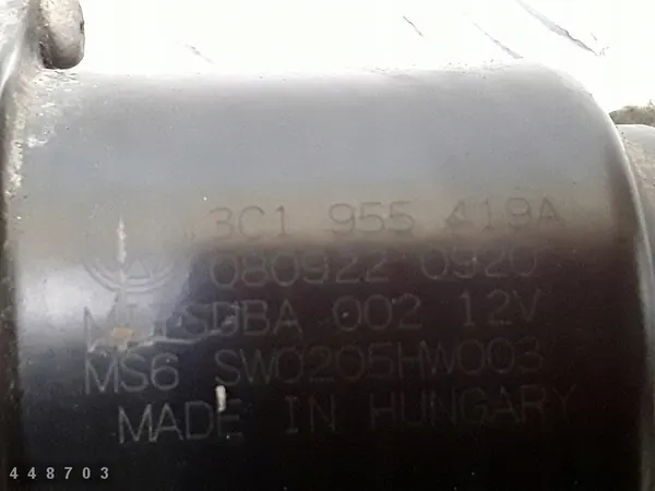VW Passat -sateenpuhdistinmekanismi 2007 3c1955419a image 4