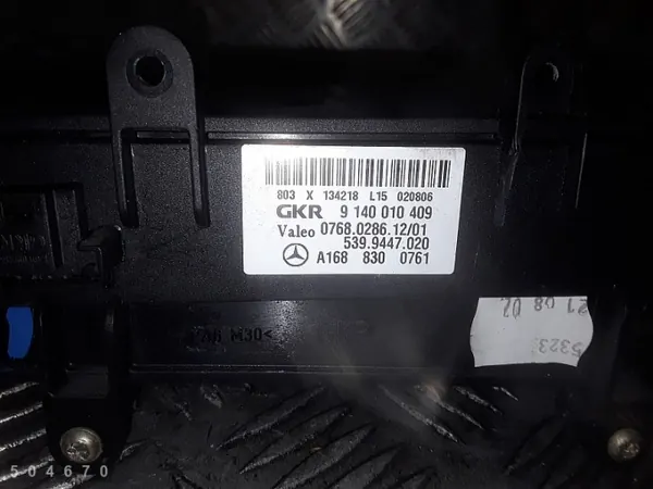 Mercedes Vaneo W414 elektrisk värmare OEM 9140010409 image 4