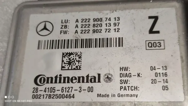 Caméra avant OEM A2229007413 pour Mercedes-Benz C W205 image 3