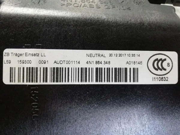 Marco Consola Central Audi A8 D5 OEM 4N1864348 image 3
