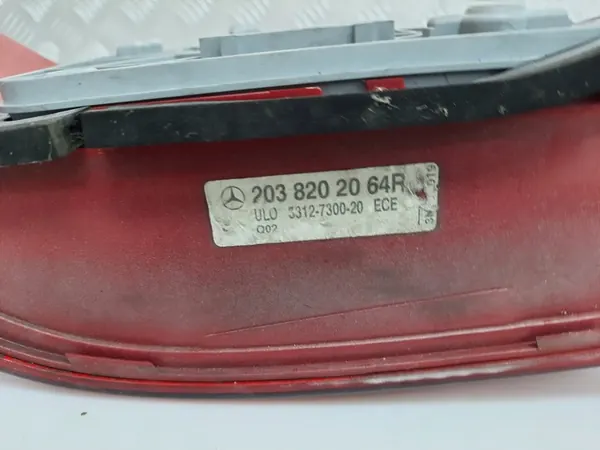 MERCEDES C-KLASSE W203 SEDAN RECHTER ACHTERLAMP A2038202064 image 2