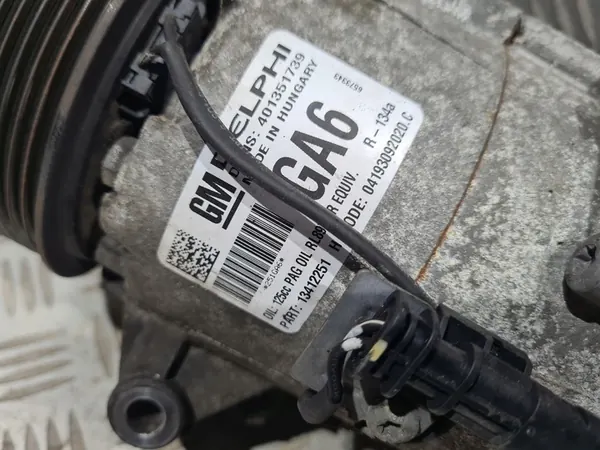 Ilmastointikompressori Opel Astra J 1.6 16V A16XER image 5