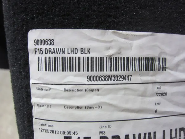 BMW X5 F15 Vorderteppich OEM 51477326344 Schwarz image 6