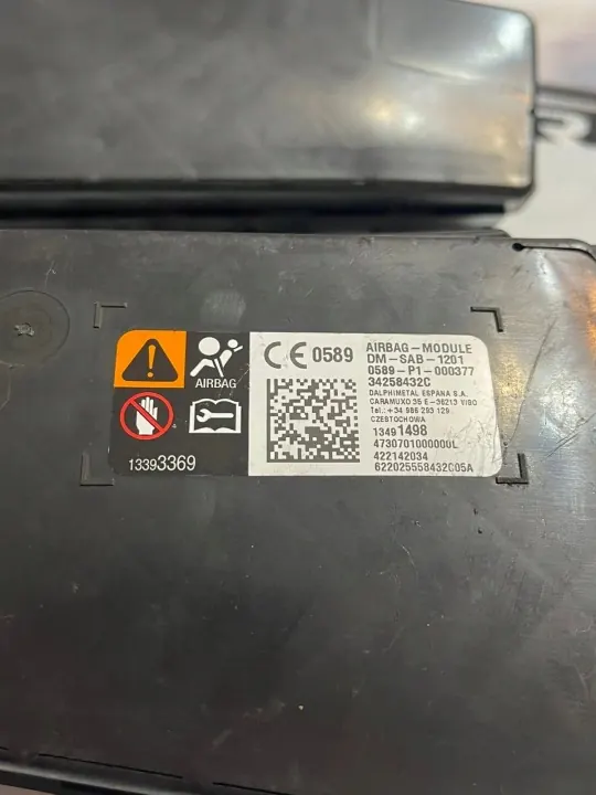 Opel OEM 34258433C 34258432C Airbag Siège image 4