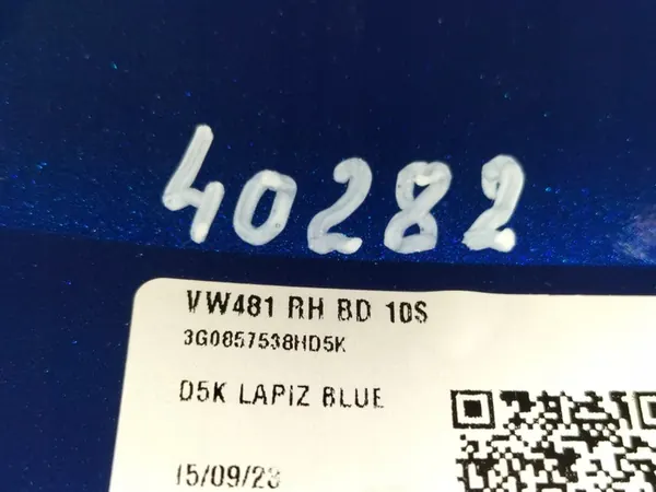 Oikea peilikotelo VW PASSAT B8 14- OEM 3G0857538H image 6