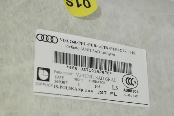 Teto Audi A4 B9 8W Sedã OEM 8W5867506G image 3