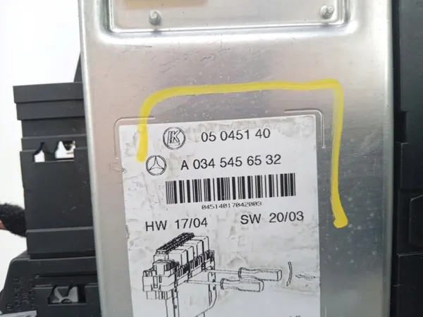 Módulo Mercedes-Benz Classe S W220 usado OEM A0345456532 image 4