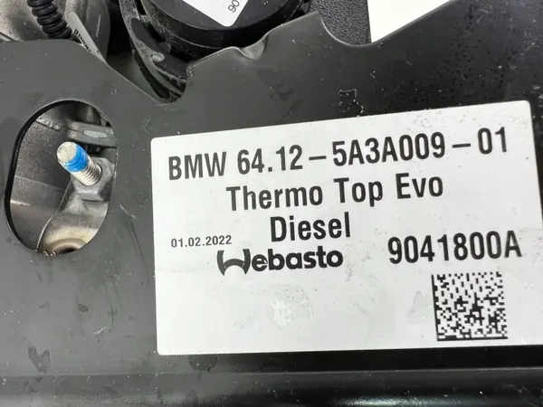 Webasto extravärmare OEM 5A3A009 för BMW 5 G30 G31 image 4