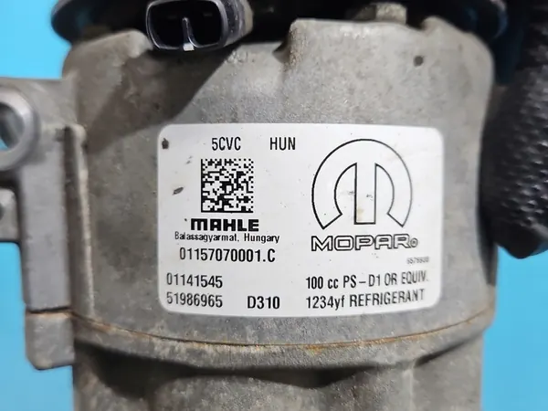 Compressore Aria Condizionata Fiat Tipo II 1.4 16V OEM 51986965 image 7