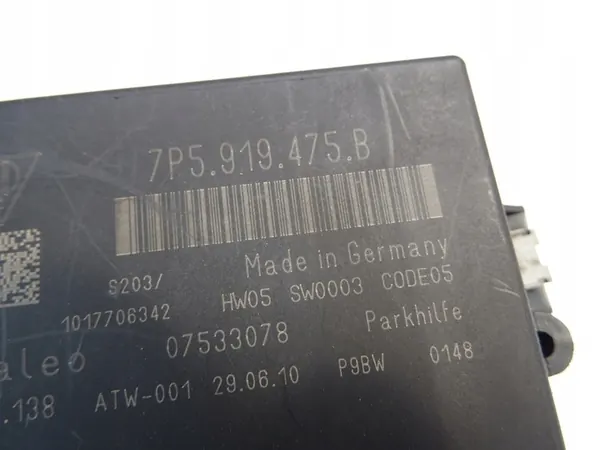 PDC Styrenhet Porsche Cayenne 2010 OEM 7P5919475B image 4