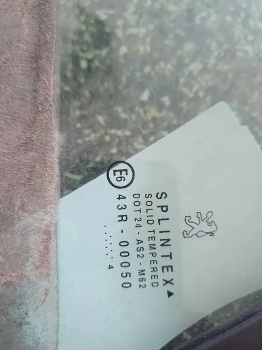 OEM 43R00050 Taka-oikea lasi Peugeot 307 CC:lle image 4