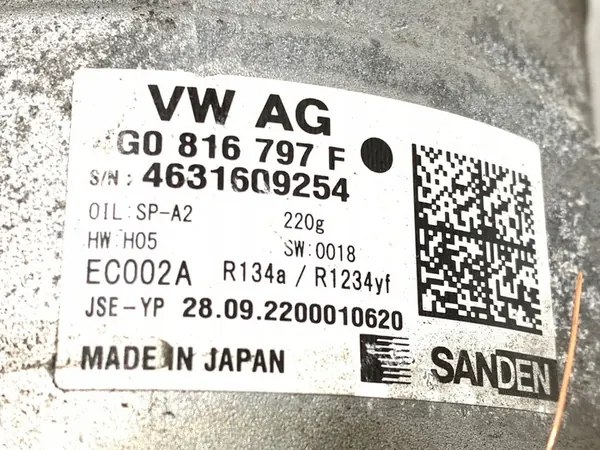 Compressore Aria Condizionata Audi A7 C8 4G0816797F image 4
