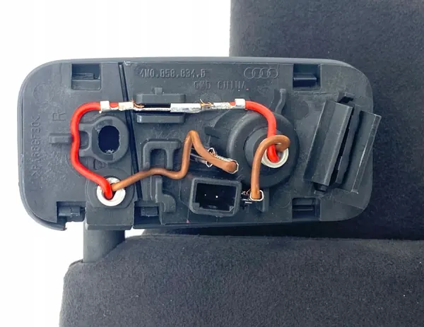 Rechte Sonnenblende OEM 4M0858834B Alcantara Audi Q7 SQ7 image 3