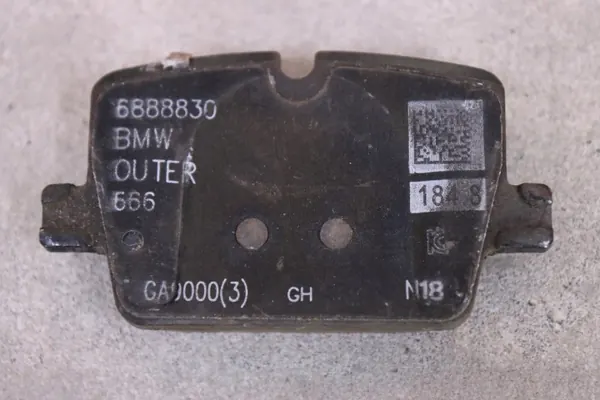 Jeu Disques & Plaquettes Frein Arrière BMW OEM 6883979 image 4