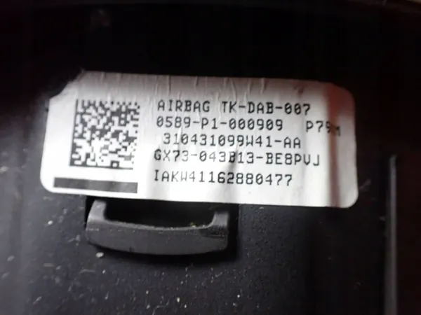 Airbag condutor Jaguar OEM GX73043B13BE8PVJ - Usado image 5