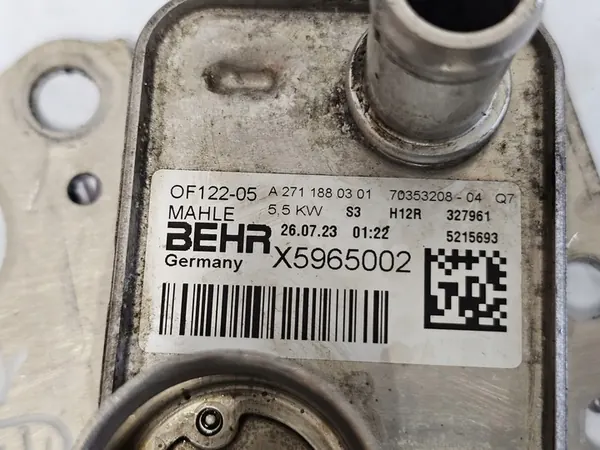 Oliekoeler MERCEDES W212 1.8 B CGI A2711880301 image 5